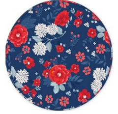 Floral Reusable Bamboo Round Serving Tray - Pretty Day