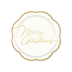 My Mind’s Eye - PRESALE SHIPPING MID OCTOBER - MEM1043 - Christmas Memories Merry Christmas Script Paper Plate - Pretty Day