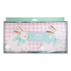 My Mind’s Eye - PLHB117 - Bunnies with Ribbon Bows Banner - Pretty Day