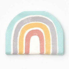 Oh Baby Rainbow Die-Cut Disposable Napkin - Pretty Day
