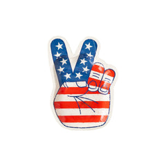 ROC943 - Peace Flag Hand Plate - Pretty Day