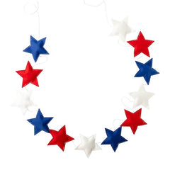Puffy Star Felt Banner - Pretty Day