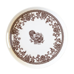 Fancy Turkey Reusable Bamboo Round Serving Tray - Pretty Day