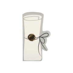 My Mind’s Eye - GRD1035 - Diploma Shaped Paper Dinner Napkin - Pretty Day