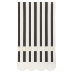 My Mind’s Eye - PLNP292 - Foiled Class of 2024 Fringe Paper Dinner Napkin - Pretty Day