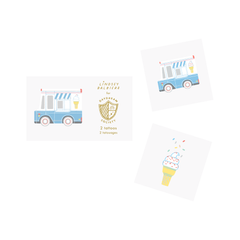 Ice Cream Dreams Temporary Tattoos - 2 Pk. - Pretty Day