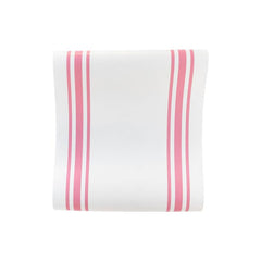 Pink Striped Table Paper Runner - Pretty Day