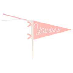 My Mind’s Eye - PLHB148 - Pink You Did It Felt Pennant Banner - Pretty Day