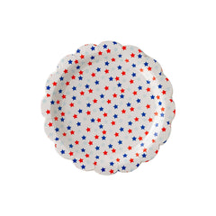 PLTS365M-MME - Scattered Stars Paper Plate - Pretty Day