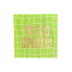 Jollity & Co. + Daydream Society - "Yay Go Sports Cocktail Napkins - 20 pk. - Pretty Day
