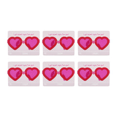 Love Heart Glasses, 6 ct - Pretty Day