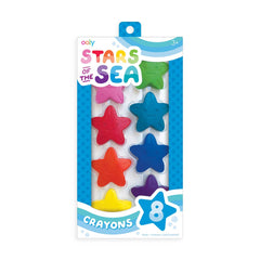 Stars of the Sea Starfish Crayons 8pc S7162 - Pretty Day