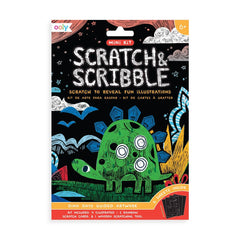 Mini Scratch & Scribble Art Kit: Dino Days S2185 - Pretty Day