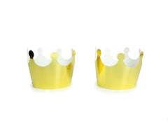 Pretty Princess - Gold Crowns, 12 ct - Pretty Day