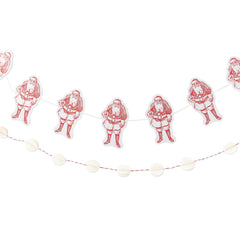 Santa Claus Felt Circle Banner Set S0149 - Pretty Day
