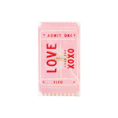 My Mind’s Eye - VAL1036 - Love Ticket Shaped Dinner Paper Napkin - Pretty Day