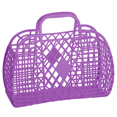 Sun Jellies Retro Basket Large- Purple - Pretty Day