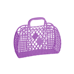 Sun Jellies Retro Basket Small- Purple - Pretty Day