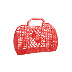 Sun Jellies Retro Basket Small- Red - Pretty Day