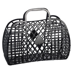 Sun Jellies Retro Basket Large- Black - Pretty Day