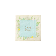 PLTS361Q - Happy Easter Cocktail Napkin - Pretty Day