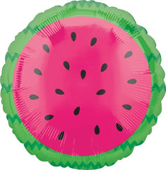 18" Round Watermelon Slice Foil Balloon S3089 - Pretty Day