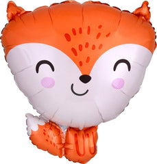 Cute Woodland Fox Standard Foil Balloon Decoration S3091 - Pretty Day