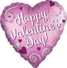 18" Heart Shape Valentine's Day Pink Foil Balloon S3093 - Pretty Day