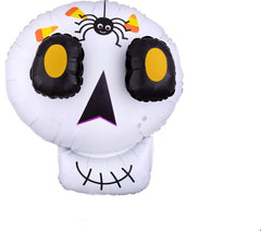 3D Halloween Skull Skeleton Jumbo Foil Balloon S3096 - Pretty Day