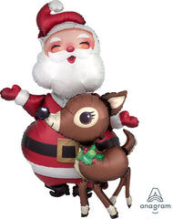 Giant Santa Airwalker Balloon S4003 - Pretty Day