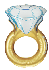 Gold Diamond Ring Jumbo Foil Balloon S4028 - Pretty Day
