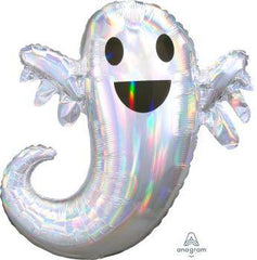 Halloween Ghost Jumbo Foil Balloon Iridescent S3090 - Pretty Day