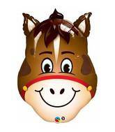 Jumbo Horse Foil Balloon S3093 - Pretty Day