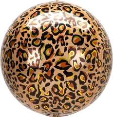 Leopard Print Round Foil Balloon Orbz S3064 - Pretty Day