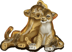 Lion Kind Simba Nala Jumbo Foil Balloon S4083 - Pretty Day
