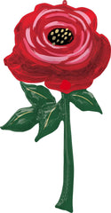 Red Rose Stem Jumbo Balloon S5030 - Pretty Day