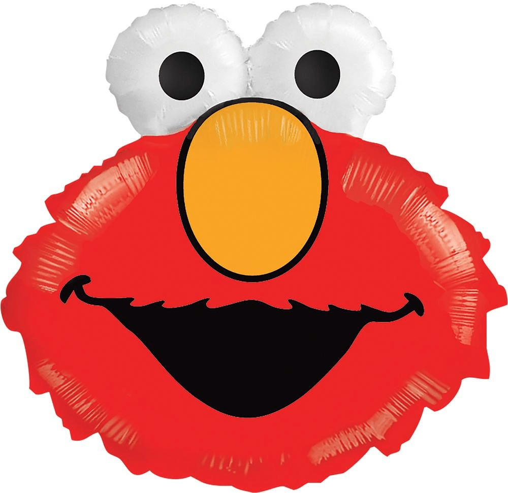 Ballon Géant Elmo 54 Pouces Sesame Street - Ballon Foil Qui Glisse - Neuf