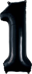 Black 1 Jumbo Foil Balloon S3139 - Pretty Day