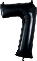 Black 7 Jumbo Foil Balloon S9010 - Pretty Day