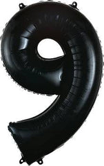 Black 9 Jumbo Foil Balloon S3107 - Pretty Day