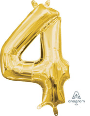 Gold 4 Jumbo Foil Balloon S2113 - Pretty Day