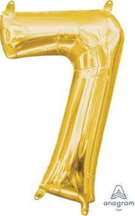 Gold 7 Jumbo Foil Balloon S1028 - Pretty Day