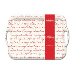My Mind’s Eye - PRESALE SHIPPING MID OCTOBER - BEC1029 - Believe Merry Christmas Script Melamine Tray - Pretty Day