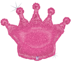 Pink Holographic Crown Jumbo Foil Balloon S3093 - Pretty Day