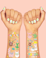 No Prob-Llama Tats - 46 foil temporary tattoos - Pretty Day