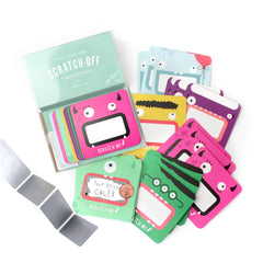 Inklings Paperie - 18pk Scratch-off Valentines - Monster - Pretty Day