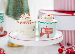 PLCC1426 - Foiled Dear Santa Baking Cups (50 pcs) - Pretty Day