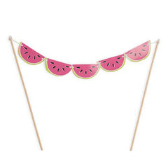 Watermelon Banner Cake Topper S5132 - Pretty Day