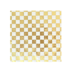 Jollity & Co. + Daydream Society - Check It! Gold Clash Large Napkins - 16 Pk. - Pretty Day