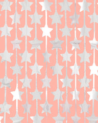 Star Struck Curtain - matte silver foil curtain - Pretty Day